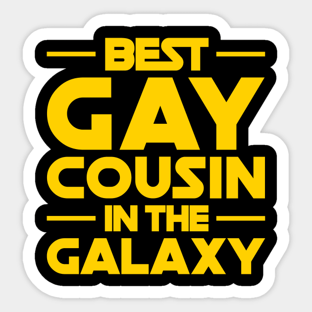 Best Gay Cousin In The Galaxy Sticker by oskibunde